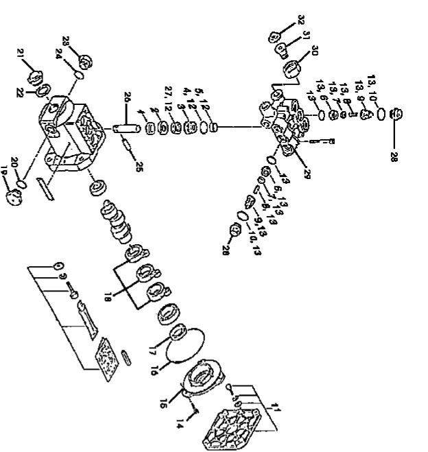 devilbiss pressure washer model 1503cwbs (cat ) replacement parts